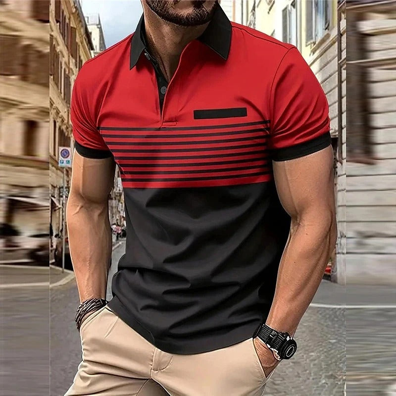 Lee - Polo Shirt met Streepjespatroon voor Heren Zomerkleding