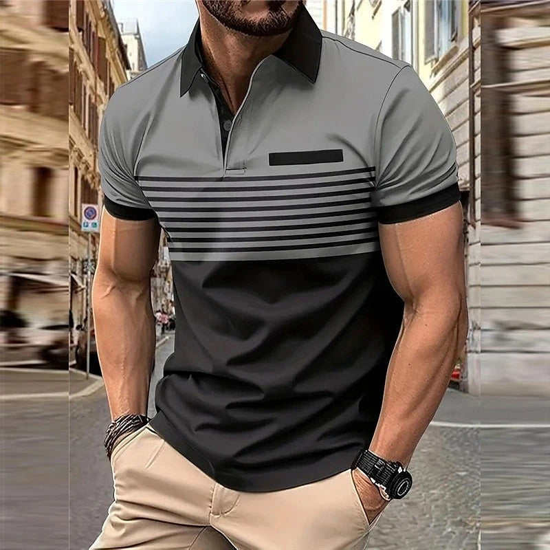 Lee - Polo Shirt met Streepjespatroon voor Heren Zomerkleding