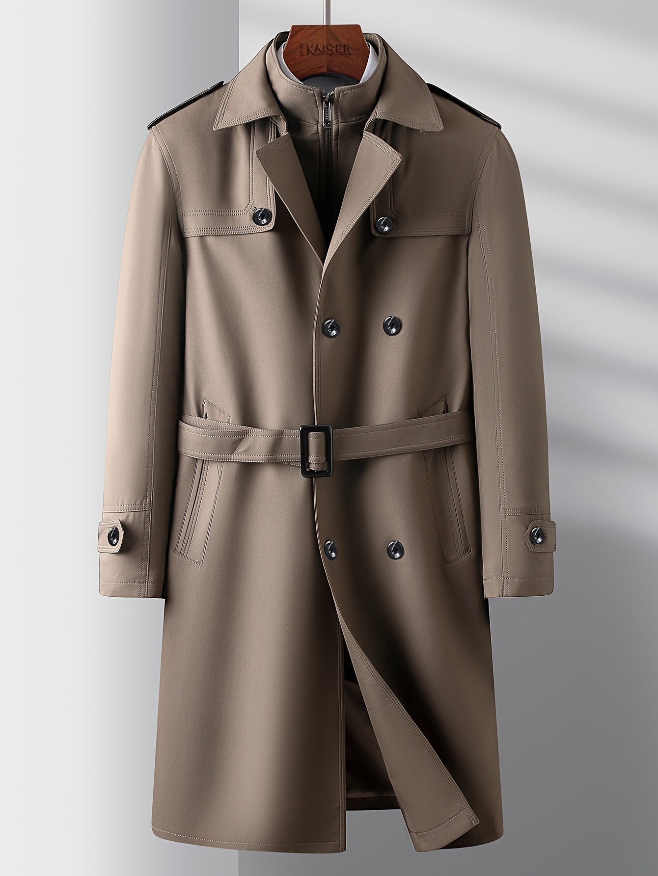 Sterling - Heren Trenchcoat voor Winterkleding