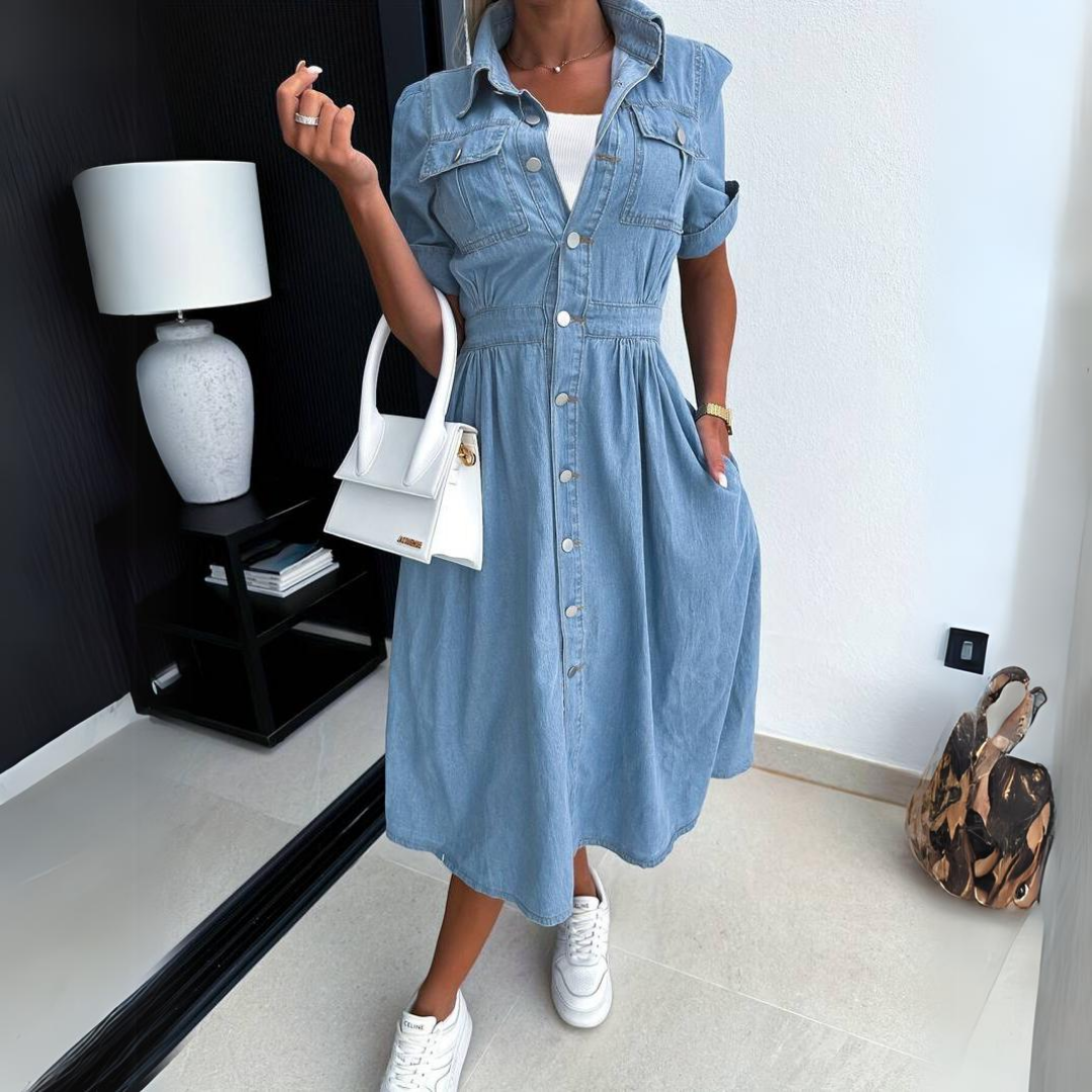 Eliana - Denim Jurk voor Dames Zomerkleding