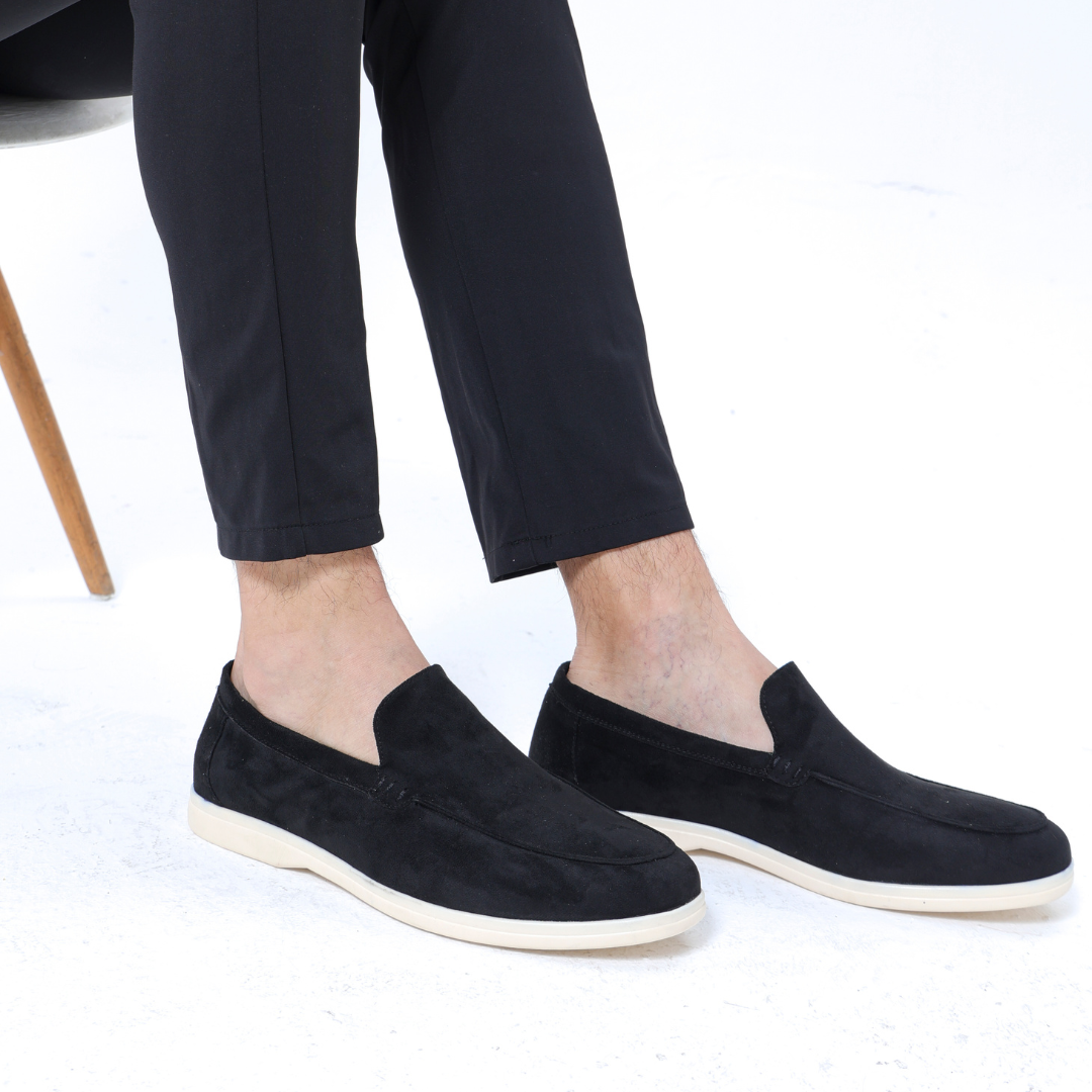 Charlie - Suède Loafers voor Old-Money Stijl