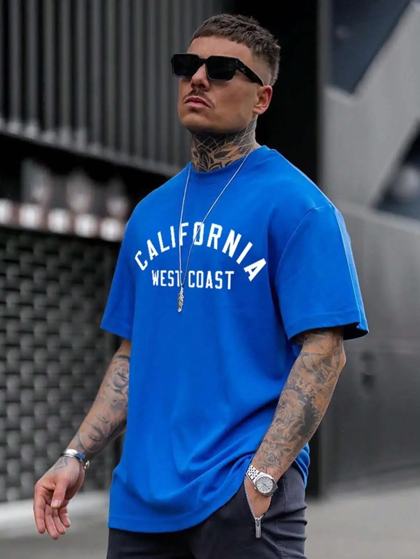 Eion - "California West Coast" T-Shirt voor Heren Streetwear