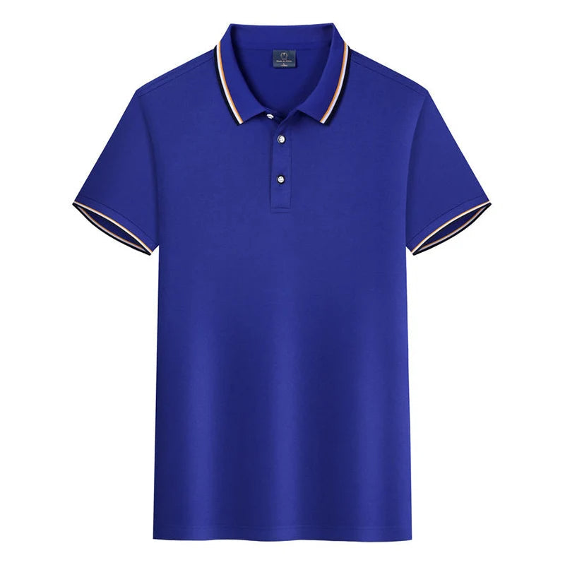 Percival - Polo Shirt met Korte Mouwen voor Heren in Old-Money Stijl