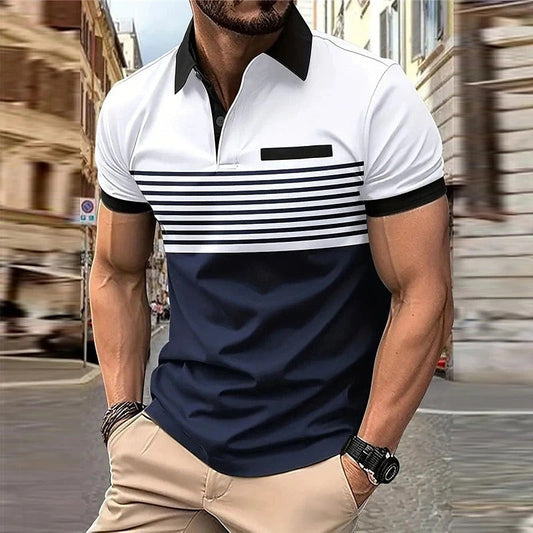 Lee - Polo Shirt met Streepjespatroon voor Heren Zomerkleding