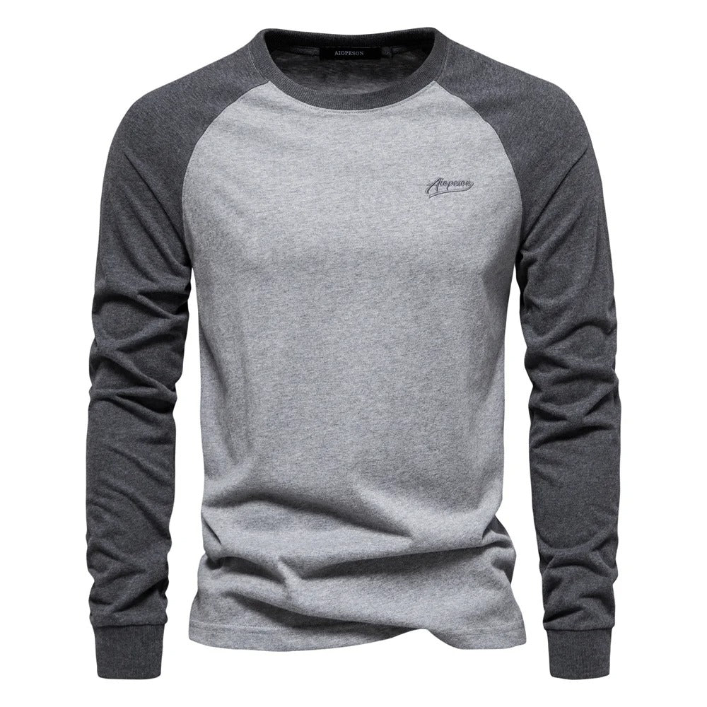 Braxton - Pullover Shirt met Lange Mouwen voor Vrijetijdskleding Heren