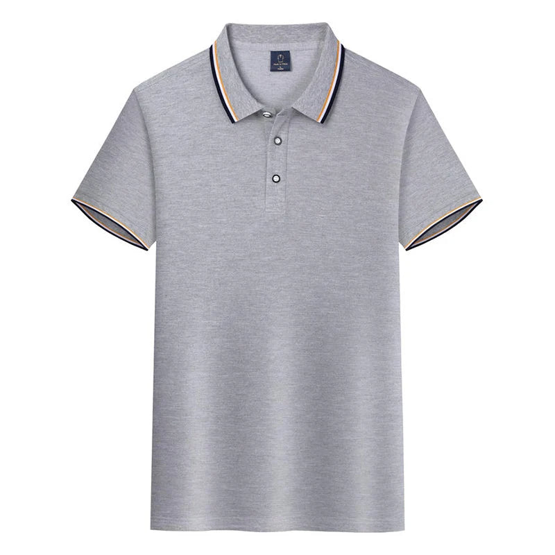 Percival - Polo Shirt met Korte Mouwen voor Heren in Old-Money Stijl