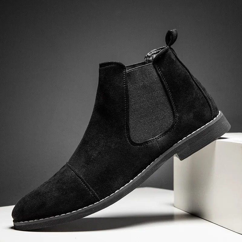 Florien - Suède Chelsea Boots voor Heren