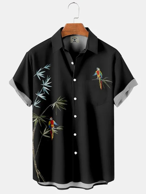 Salem - Shirt met Korte Mouwen voor Heren Zomerkleding