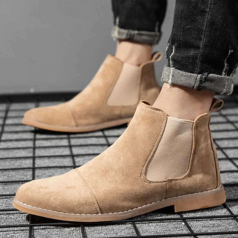 Florien - Suède Chelsea Boots voor Heren