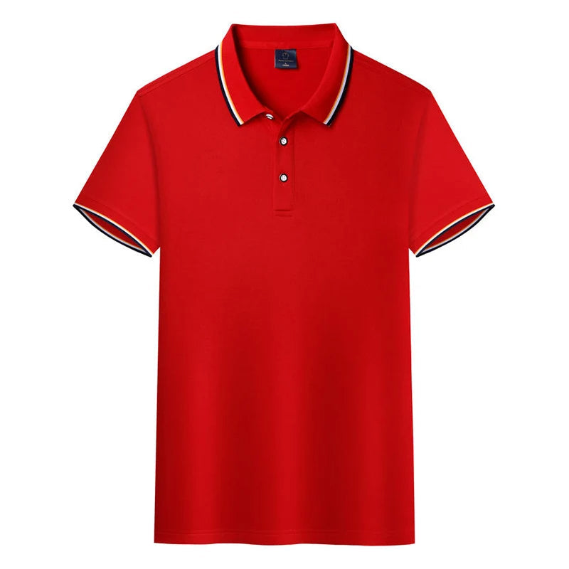 Percival - Polo Shirt met Korte Mouwen voor Heren in Old-Money Stijl