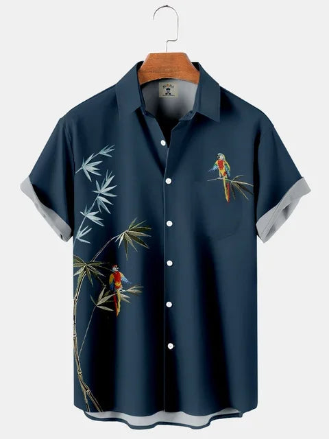 Salem - Shirt met Korte Mouwen voor Heren Zomerkleding