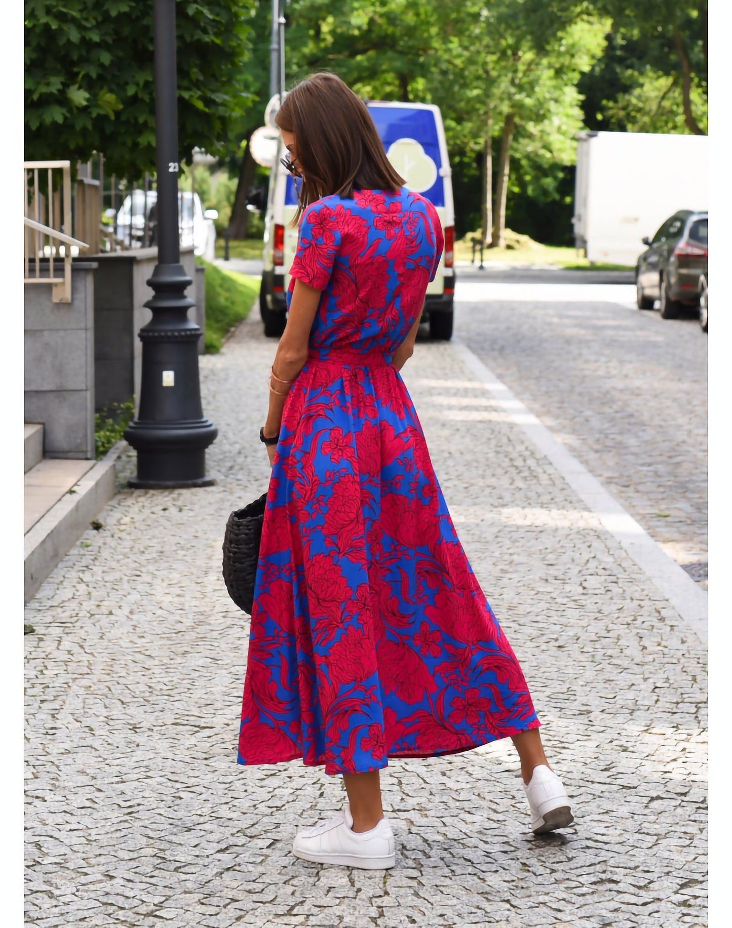 Anastasia - Wikkeljurk met Prints voor Dames Strand- en Zomerkleding