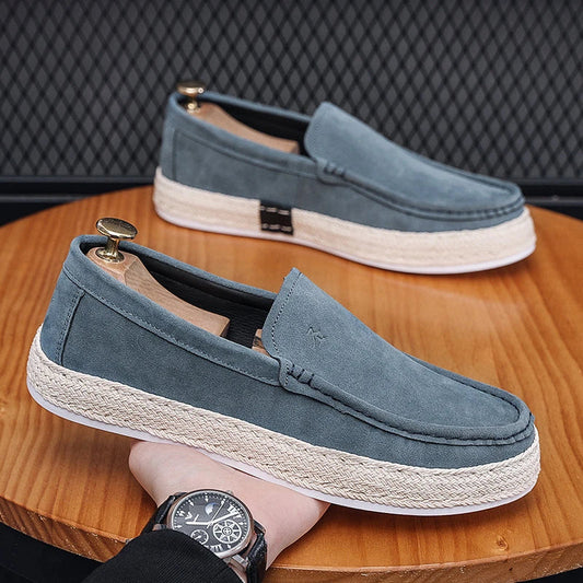 Harris - Espadrille Suede Schoenen voor Heren in Old-Money Stijl