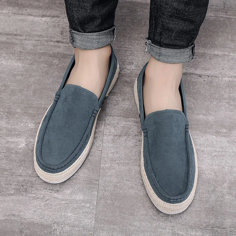 Harris - Espadrille Suede Schoenen voor Heren in Old-Money Stijl