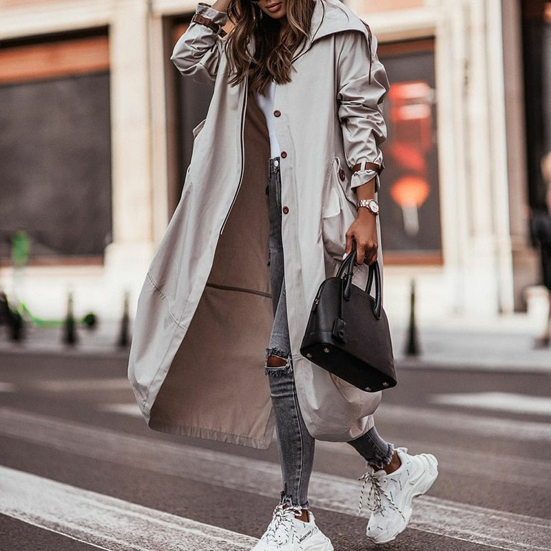 Brenda - Dames Trenchcoat voor Herfst en Winter Kleding