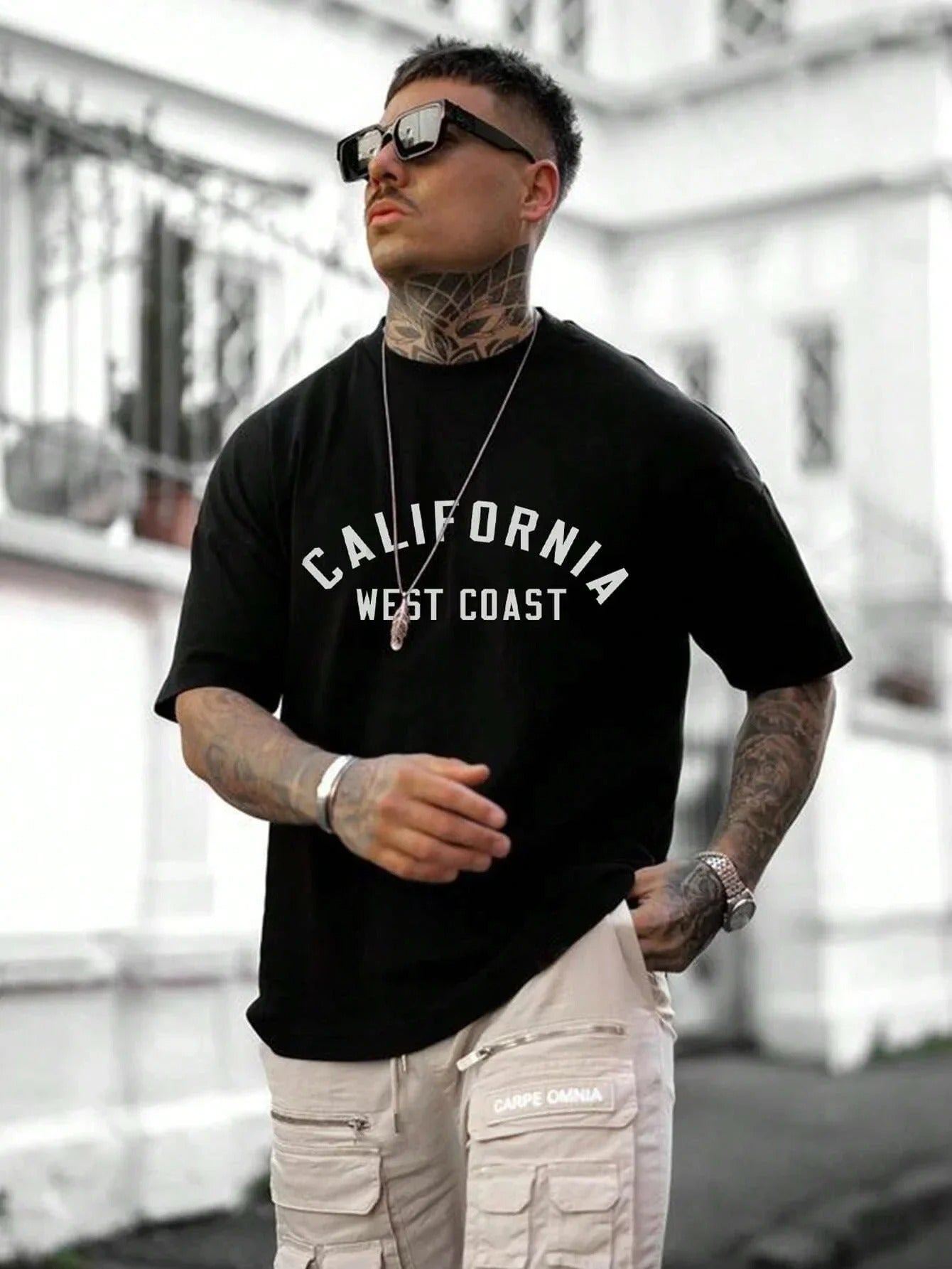 Eion - "California West Coast" T-Shirt voor Heren Streetwear