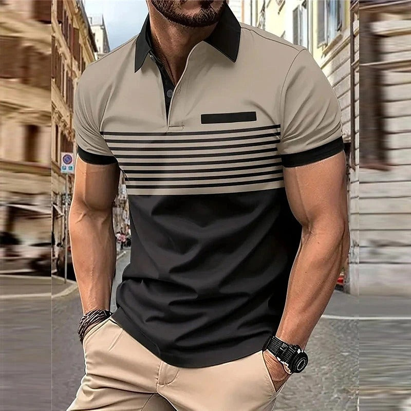 Lee - Polo Shirt met Streepjespatroon voor Heren Zomerkleding