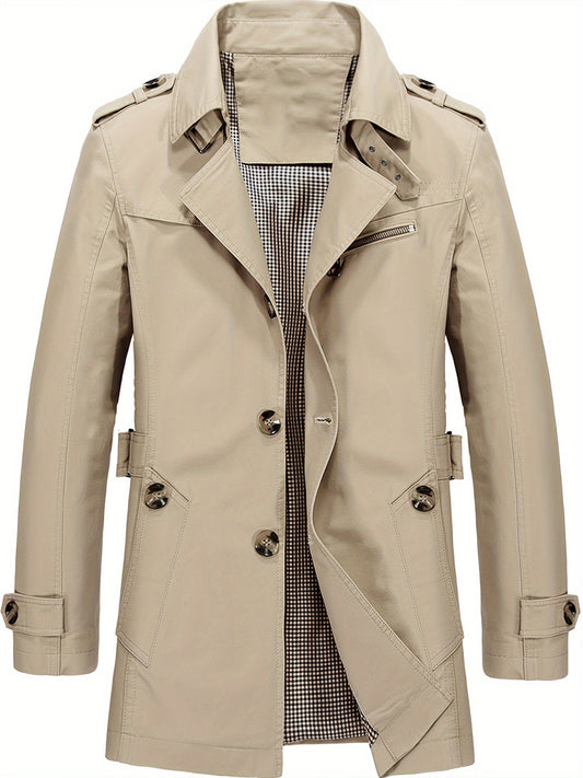 Louie - Trenchcoat voor Heren Herfst- en Winterkleding