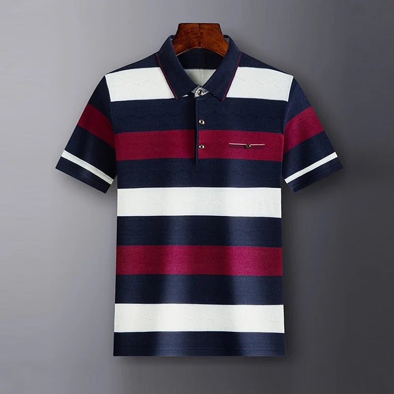 Kendrix - Polo Shirt voor Heren in Old-Money Stijl