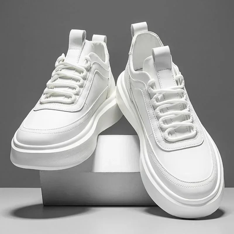 Jaiden - Lichtgewicht Witte Sneakers voor Heren